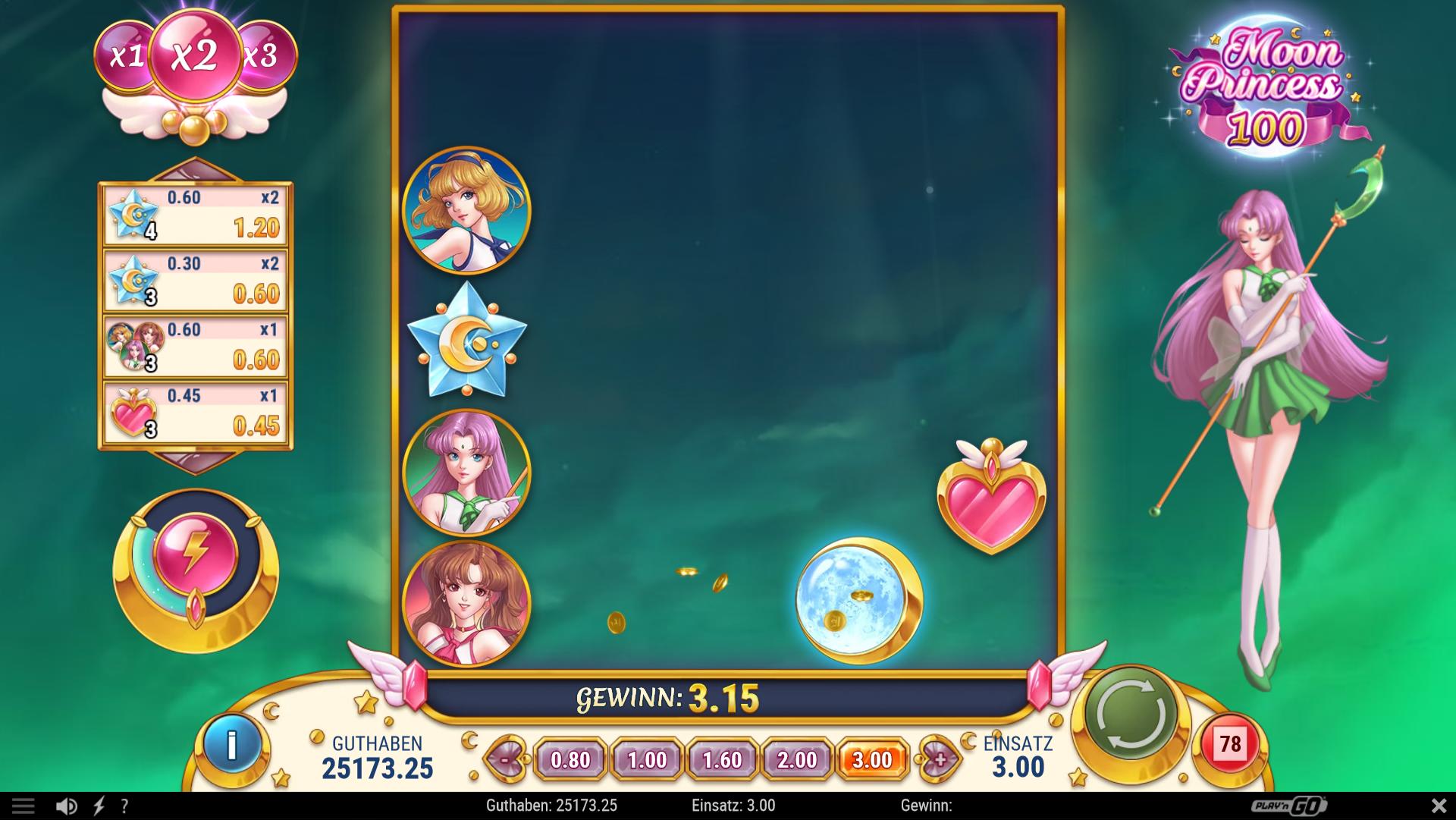 Das Moon Princess 100 Spiel