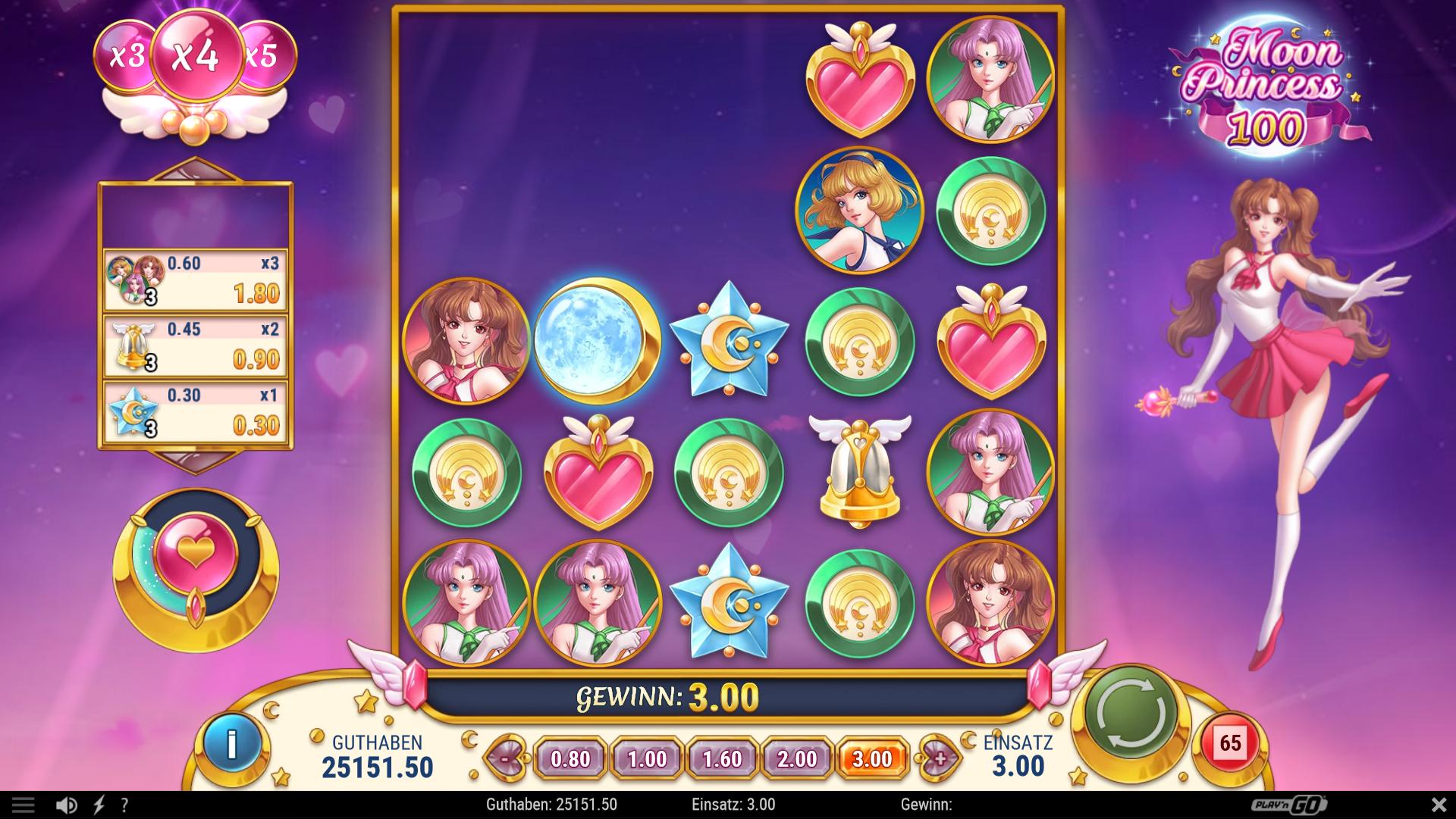 Spiele Moon Princess 100 kostenlos