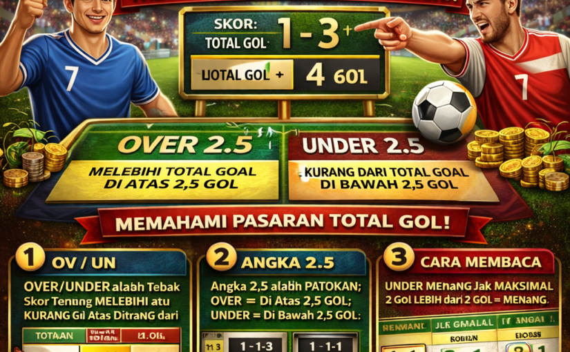 Over/Under Dalam Bola: Pasaran Total Gol & Cara Membacanya