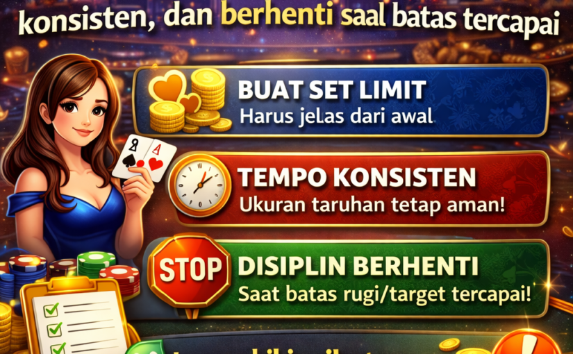 Baccarat: tetap sederhana, konsisten, dan berhenti saat batas tercapai