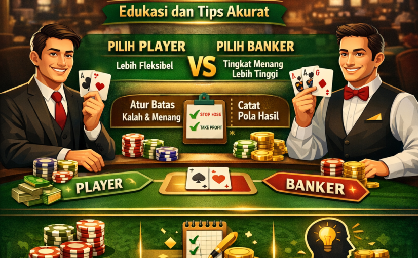 Strategi Baccarat Player vs Banker: Edukasi dan Tips Akurat