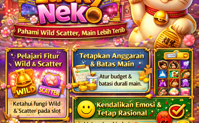 Edukasi Lucky Neko: Pahami Wild Scatter, Main Lebih Tertib